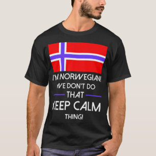Norrmannen gör inte att den lugnaa saktshirten f t shirt