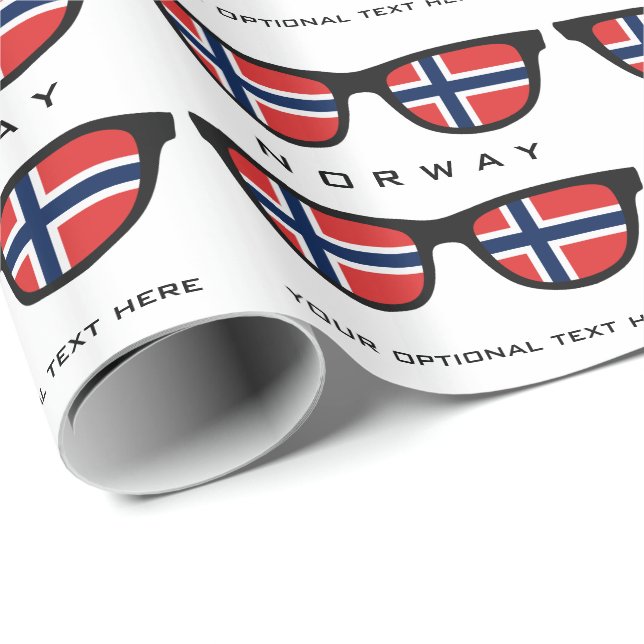 Norrmannen skuggar den beställnings- text- & presentpapper (Rullad Hörn)
