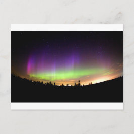 Norrsken Alaska Himmel Natt Vykort