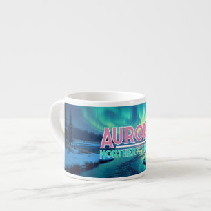 Norrsken Aurora Borealis Espressomugg