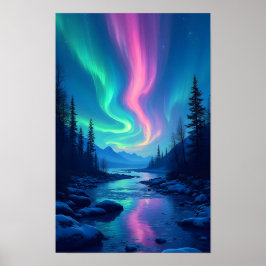 Norrsken Aurora Borealis Poster
