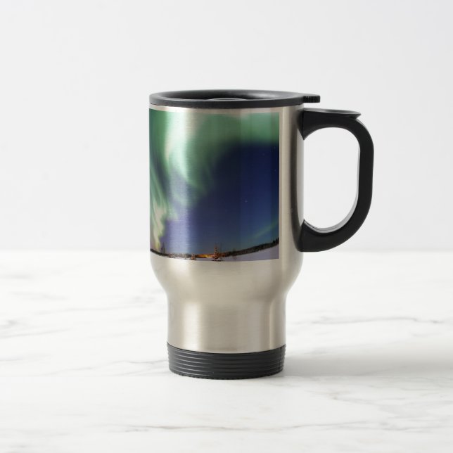 Norrsken eller nordligt ljus, Alaska Resemugg (Höger)