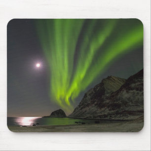 Norrsken   Haukland Strand Island Norge Musmatta