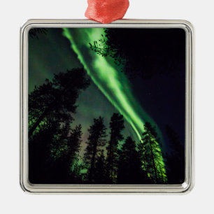 Norrsken i finlandssvenska Lapland Julgransprydnad Metall
