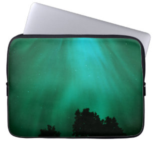 Norrsken nattetid Ontario, Kanada Laptop Fodral
