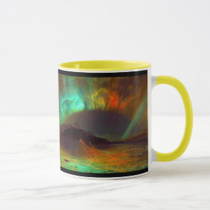 Norrsken nordligt ljus mugg
