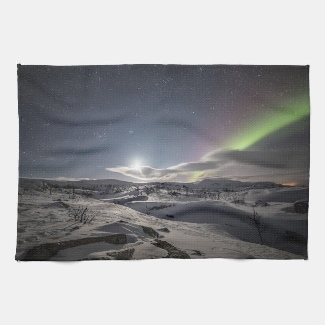 Norrsken Norge Kökshandduk (Horisontell)
