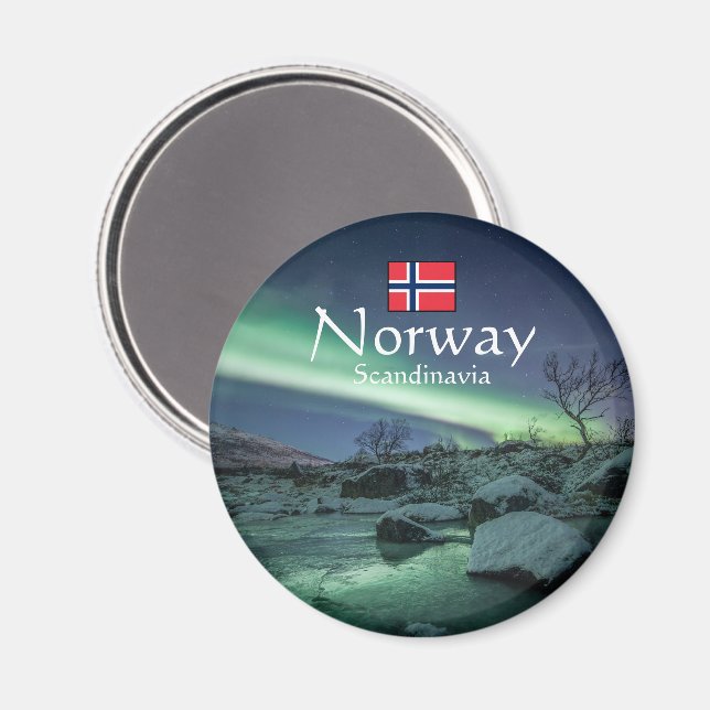 Norrsken Norge Magnet (Front/Back)