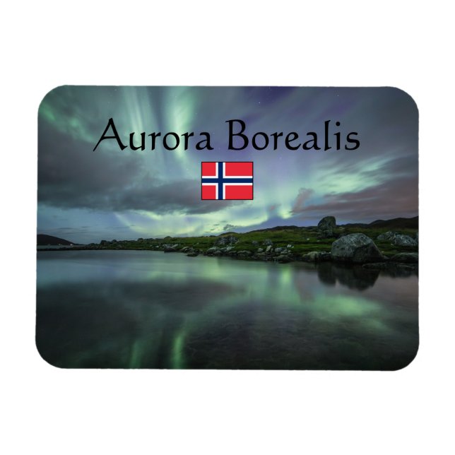 Norrsken Norge Magnet (Horisontell)
