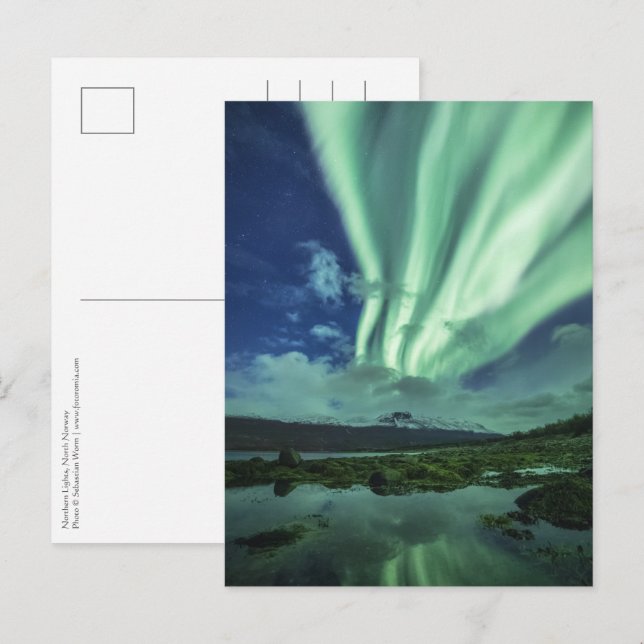 Norrsken Norge Vykort (Fram/baksida)