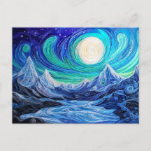 Norrsken över norsk fjordquilling