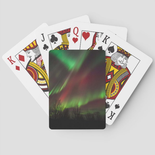 Norrsken | Skandinavien, Island Casinokort (Baksidan)