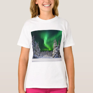 Norrsken under vintern t shirt