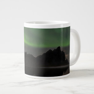 Norrsken Vestrahorn Beach Hofn, Island Jumbo Mugg