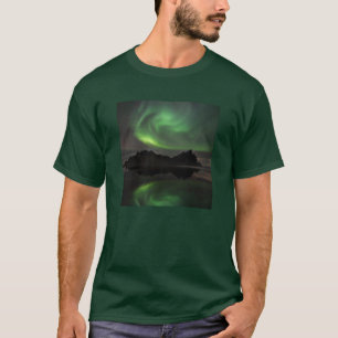 Norrsken Vestrahorn Beach Hofn, Island T Shirt