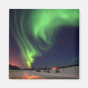 Norrsken vid Bear Lake Magnet