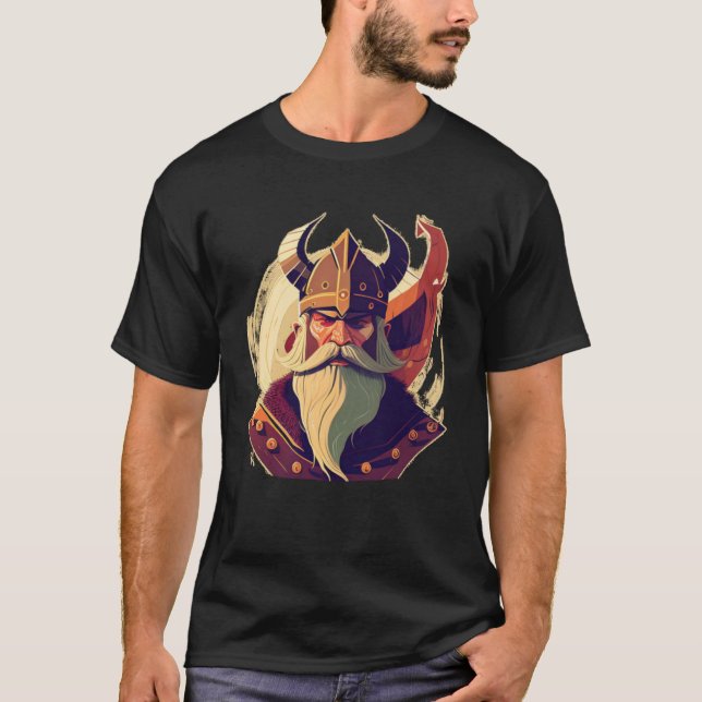 norse Berserker T Shirt (Framsida)