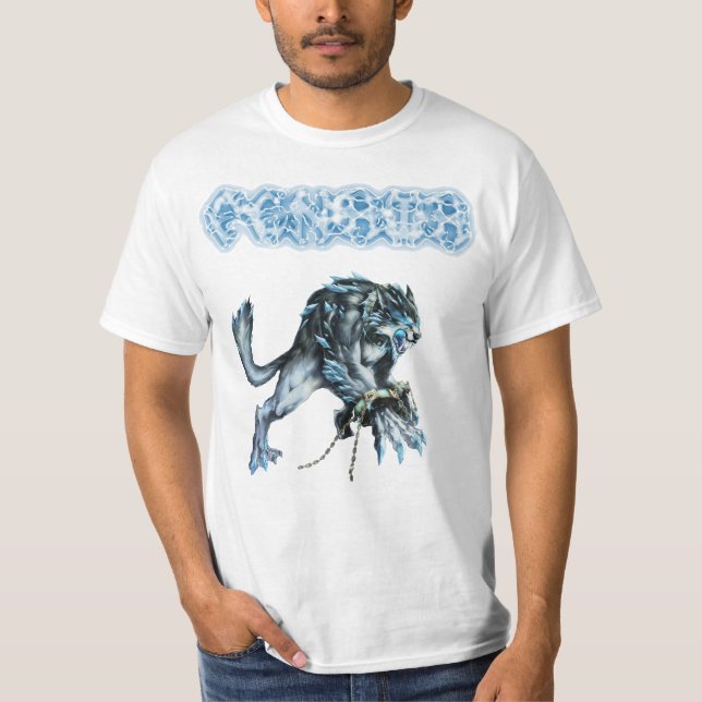 Norse för Fenrir varggud T-shirt (Framsida)