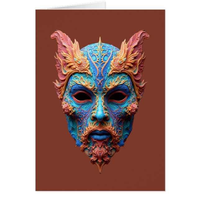 Norse God Odin Hälsningskort (Framsidan)