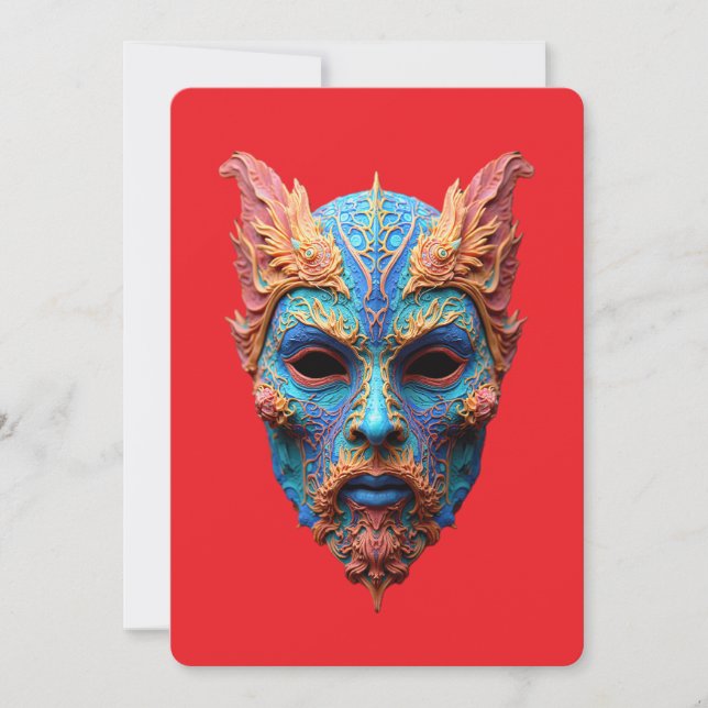 Norse God Odin Inbjudningar (Framsida)