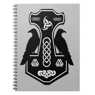 Norse God Thor Hammer bärbar dator Anteckningsbok