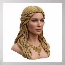 Norse Goddess Freyja Porträtt