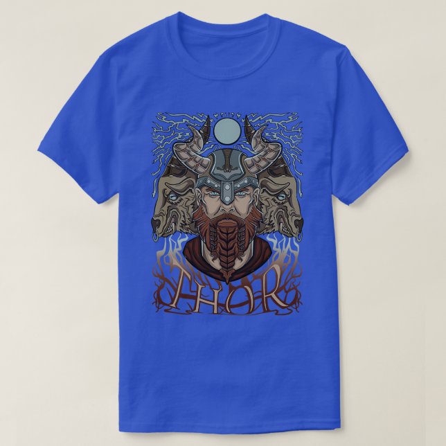Norse Gods Thor T Shirt (Design framsida)