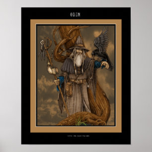Norse gud Odin Poster