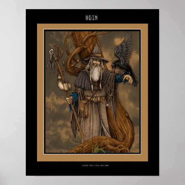 Norse gud Odin Poster (Framsidan)