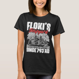 Norse Mythology Floki Shipbuilding der Flokis Ship T Shirt