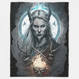 Norse Mythology Freya Blanket Fleecefilt
