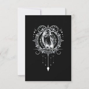 Norse Mythology och Viking Raven Kort