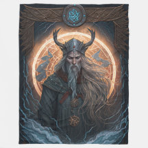Norse Mythology Odin Blanket