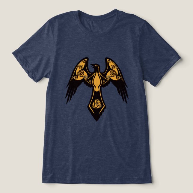 Norse Raven T Shirt (Design Framsida)