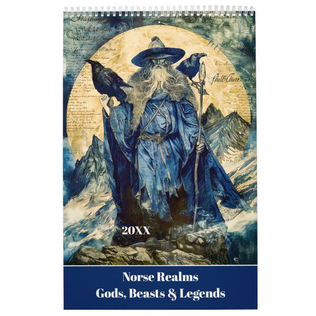 Norse Realms – Gods, Beasts & Legends Calendar Kalender (Omslag)