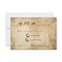 Norse Saga Viking RSVP-svarskort