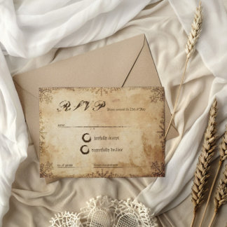 Norse Saga Viking RSVP-svarskort OSA Kort