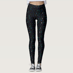 Norse vid nattbeningar leggings