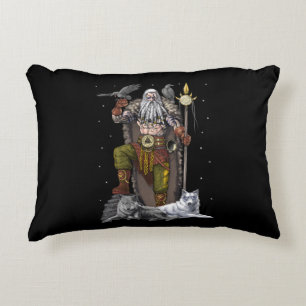 Norse Viking Gud Odin Prydnadskudde