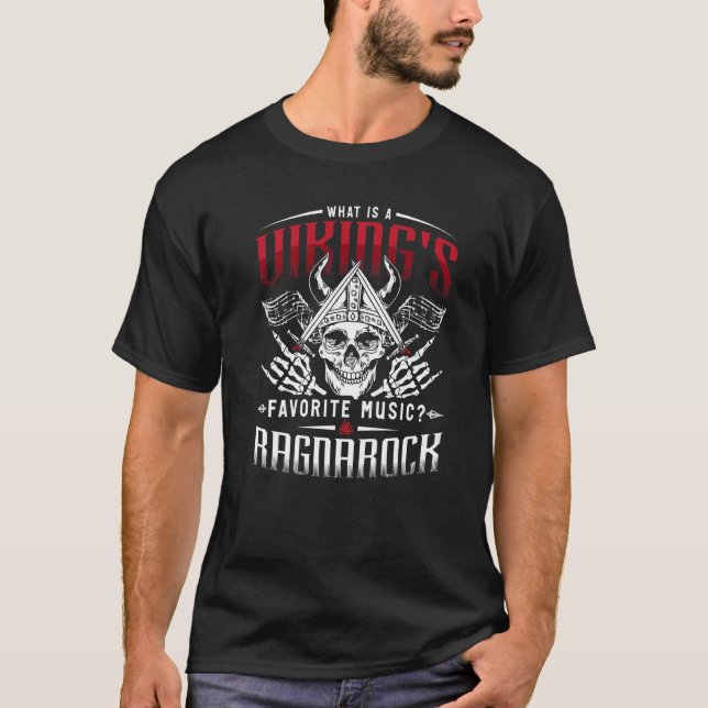 Norse Viking Mythology Apparel for Viking Warriors T Shirt (Framsida)