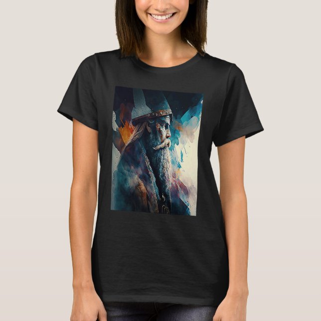 Norse Viking Valhalla Viking Nordic Mythology  2 T Shirt (Framsida)