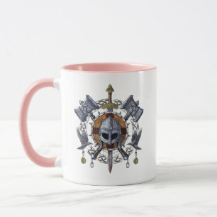 Norse Viking Warrior Armory Mugg