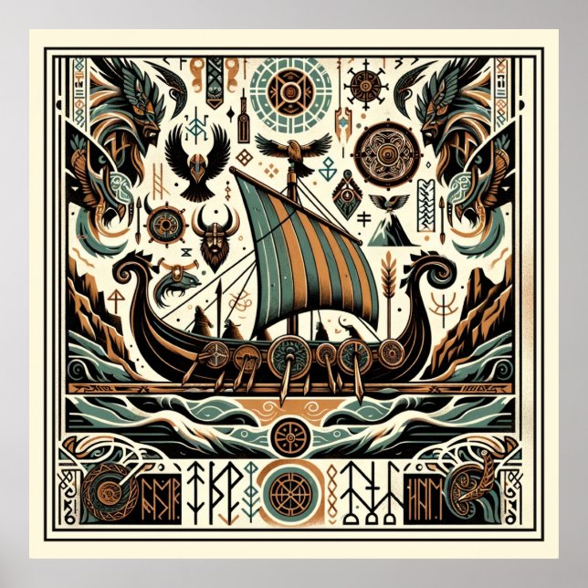 Norse Vikings: A Saga of Ancient Sea Poster (Framsidan)