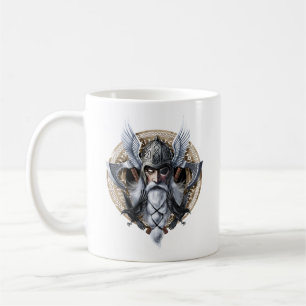 Norse Warrior Gud Odin Kaffemugg