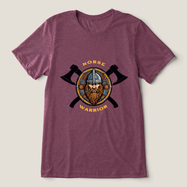 Norse Warrior T Shirt (Design Framsida)