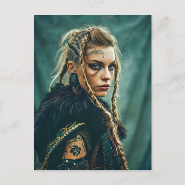 Norse Women A Glimpse in Viking Life Vykort (Framsida)