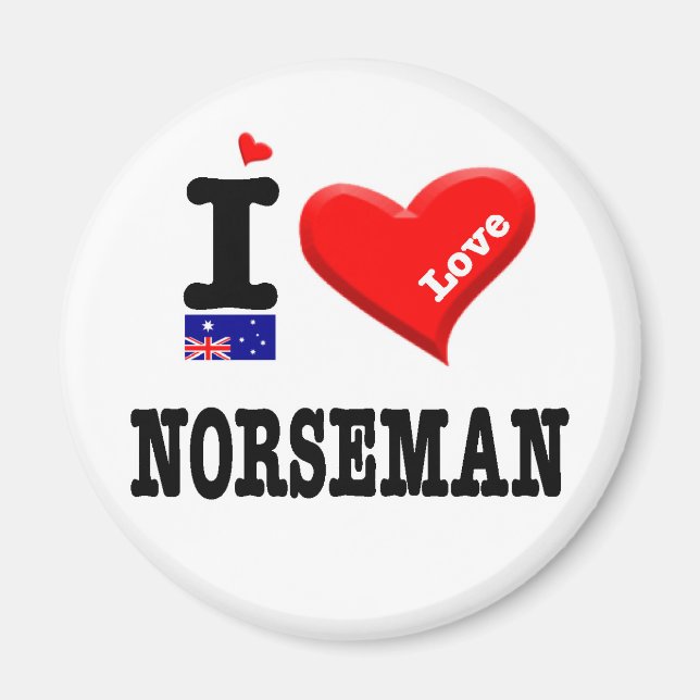 NORSEMAN - I Kärlek Magnet (Framsidan)