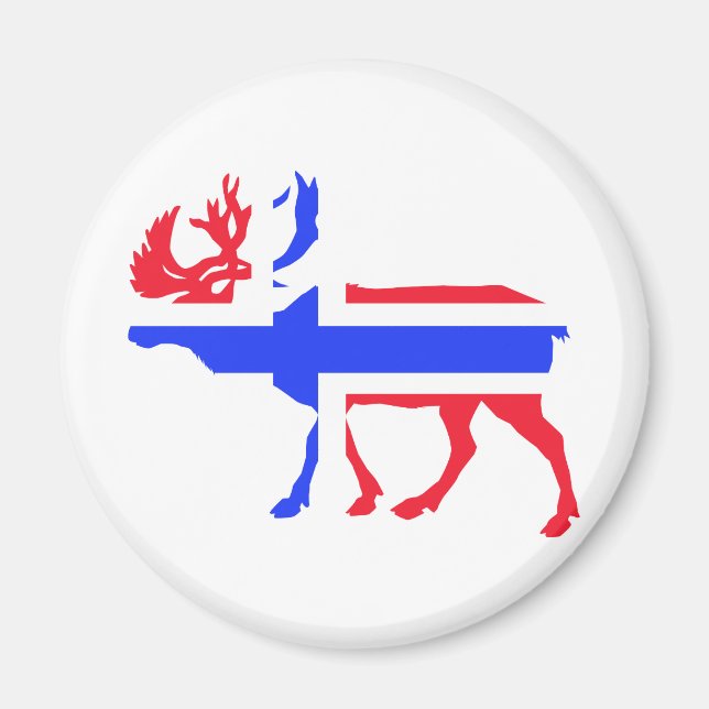 Norsk älg magnet (Framsidan)