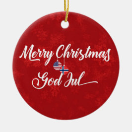 Norsk amerikansk Bilingual Helgdag Dekoration