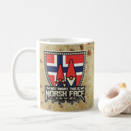 Norsk Ansikte Kaffemugg